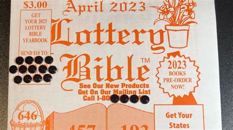 lottery bible numbers pick 3.